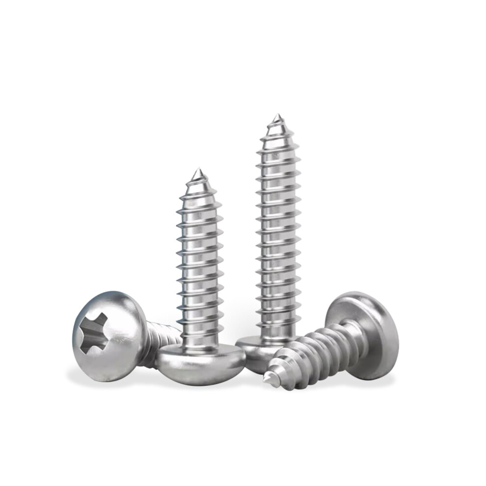 #4 X 1-1/4"""" (100 Balen) Rouby Phillips S Krovou Hlavou Do Plechu Samorezn Rouby 304 Roub Z Nerezov Oceli-image