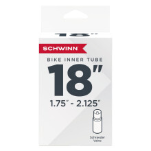 Schwinn Ersatz-Fahrradschlauch, Schrader-Ventil, traditionell, 18 Zoll x 1,75 Zoll-2,125 Zoll