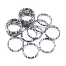 SEMINI 20PCS O Ring Gesp gegalvaniseerde Zinklegering O-Ringen Tone voor Hardware Tassen Riemen Craft DIY Accessoires