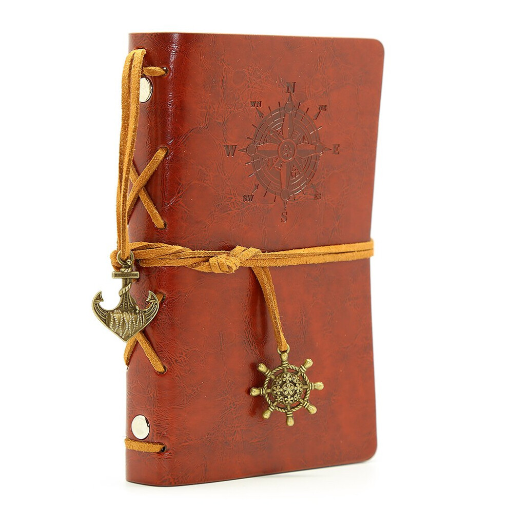 Evz Koen Zpisnk Na Psan 5 Palcu Vintage Nmorn Spirla Przdn Provzek Dir Poznmkov Blok Skicr Cestovn K Psan Na Nelinkovan Papr Retr-image