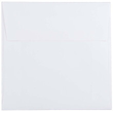 JAM PAPER 5,5 x 5,5 Neliönmuotoiset kutsukuoret - Valkoinen - 25 / kpl