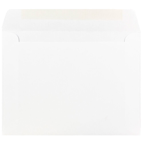 JAM PAPPER 5 1/2 x 7 1/2 hfteskuvert - vitt - 25/pack 1
