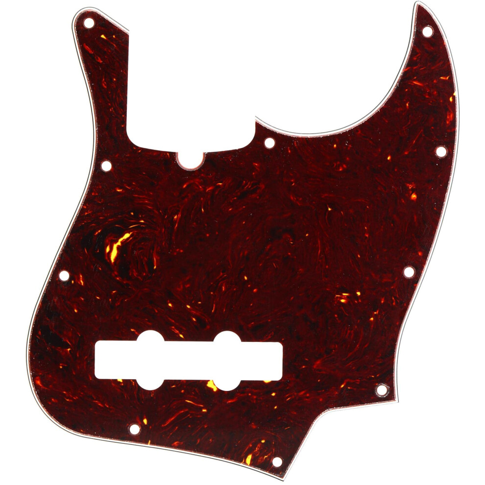 Fender 10-hole Contemporary Jazz Bass Pickguard - Tortoise Shell