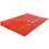 JAM PAPER Plastic Envelopes with Button & String Tie Closure - Letter Booklet - 9 3/4 x 13 - Red - 3/Pack 3