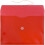 JAM PAPER Plastic Envelopes with Button & String Tie Closure - Letter Booklet - 9 3/4 x 13 - Red - 3/Pack 2
