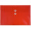 JAM PAPER Plastic Envelopes with Button & String Tie Closure - Letter Booklet - 9 3/4 x 13 - Red - 3/Pack 1