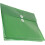 JAM PAPER Plastic Envelopes with Button & String Tie Closure - Letter Booklet - 9 3/4 x 13 - Green - 3/Pack 3
