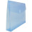Envelopes de expanso de plstico JAM PAPER com fecho de velcro - Livreto de cartas - 9 3/4 x 13 com expanso de 2 polegadas - Azul - 3/pacote 2