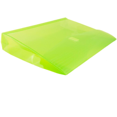 Envelopes de expanso de plstico JAM PAPER com fecho de velcro - Livreto de cartas - 9 3/4 x 13 com expanso de 2 polegadas - Verde limo - 3/pacote 2
