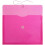 JAM PAPER Plastic Envelopes with Button & String Tie Closure - Letter Booklet - 9 3/4 x 13 - Fuchsia - 3/Pack 3