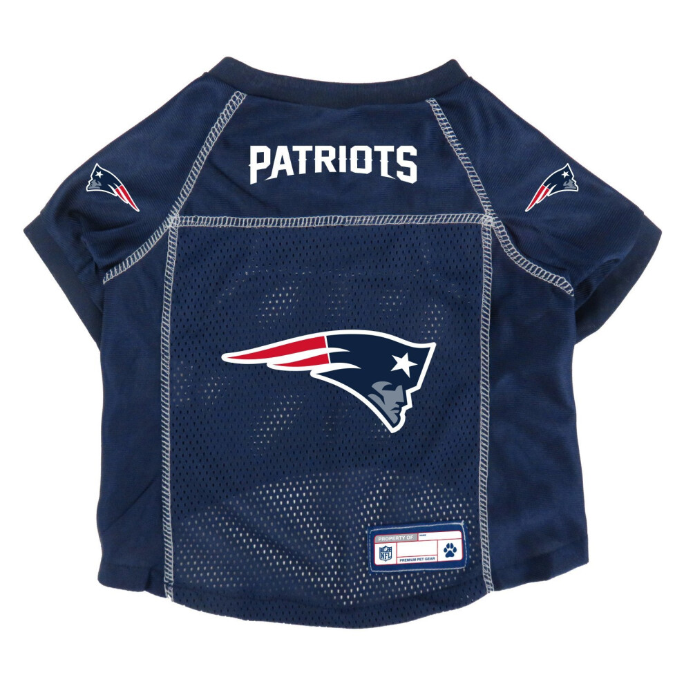 Littlearth Nfl New England Patriots Maglia Basica Per Animali Domestici, Colore Squadra, M-image