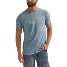Wrangler frfi Western Crew nyak rvid ujj pl Ashley Blue Heather