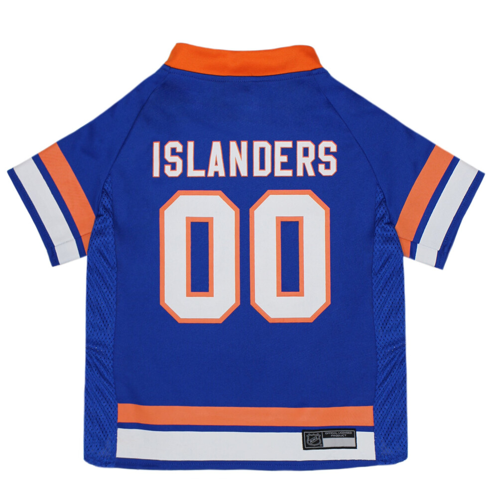 Photos - Dog Clothing Pets First NHL New York Islanders Jersey for Dogs & Cats X-Large. - Let Your Pet Be A Real NHL Fan! ISL-4006-XL