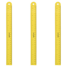 Westcott 16264 Magnetick ohebn pravtka 12palcov lut (3 balen)