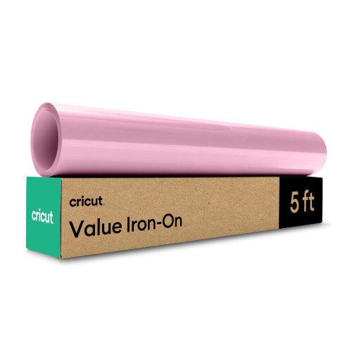 Cricut Value Iron On Pink (ρολό 12in x 5ft) - Βινύλιο μεταφοράς θερμότητας HTV