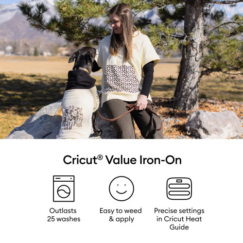 Cricut Value Iron On Pink (ρολό 12in x 5ft) - Βινύλιο μεταφοράς θερμότητας HTV 2