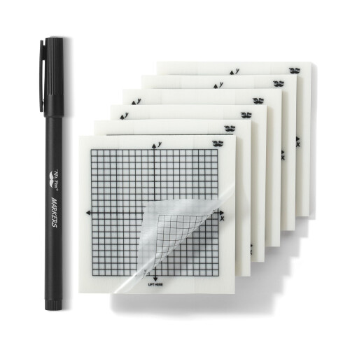 Mr. Pen- Transparent Graph Paper Sticky Notes 300 Sheets 3x3 Inch Graph ...
