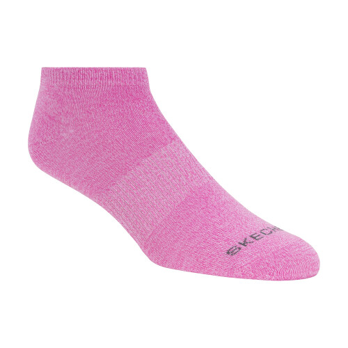 Skechers Skechers 5 Pack Calcetines Cortos Mujer, Azul/Pink Grapefruit, 9-11 US 1
