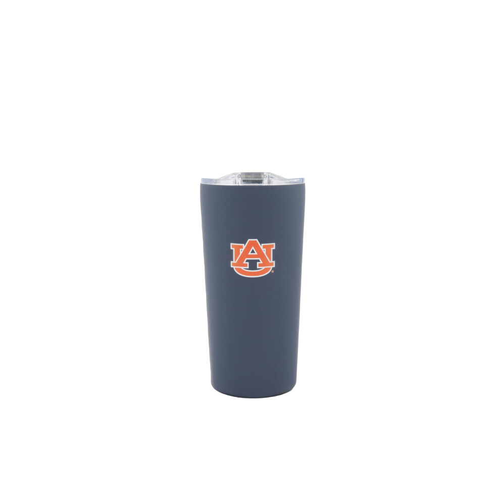 Offiziell Lizenzierter College-Edelstahlbecher Von Decorvo Doppelwandige, Isolierte Reisethermoskanne Mit Schiebedeckel 18 Oz (Auburn-Logo-image