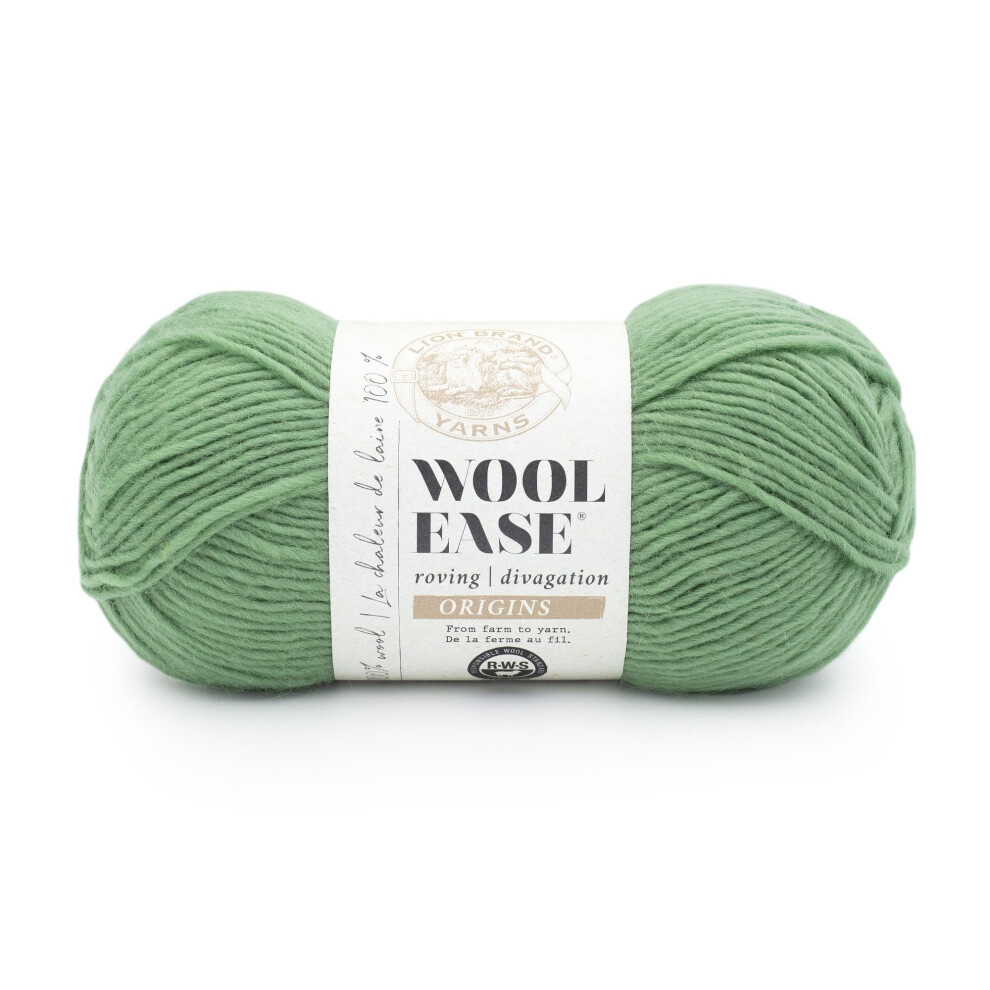 Lion Brand Yarn Wool-Ease Roving Origins Yarn  1 Pack  Willow
