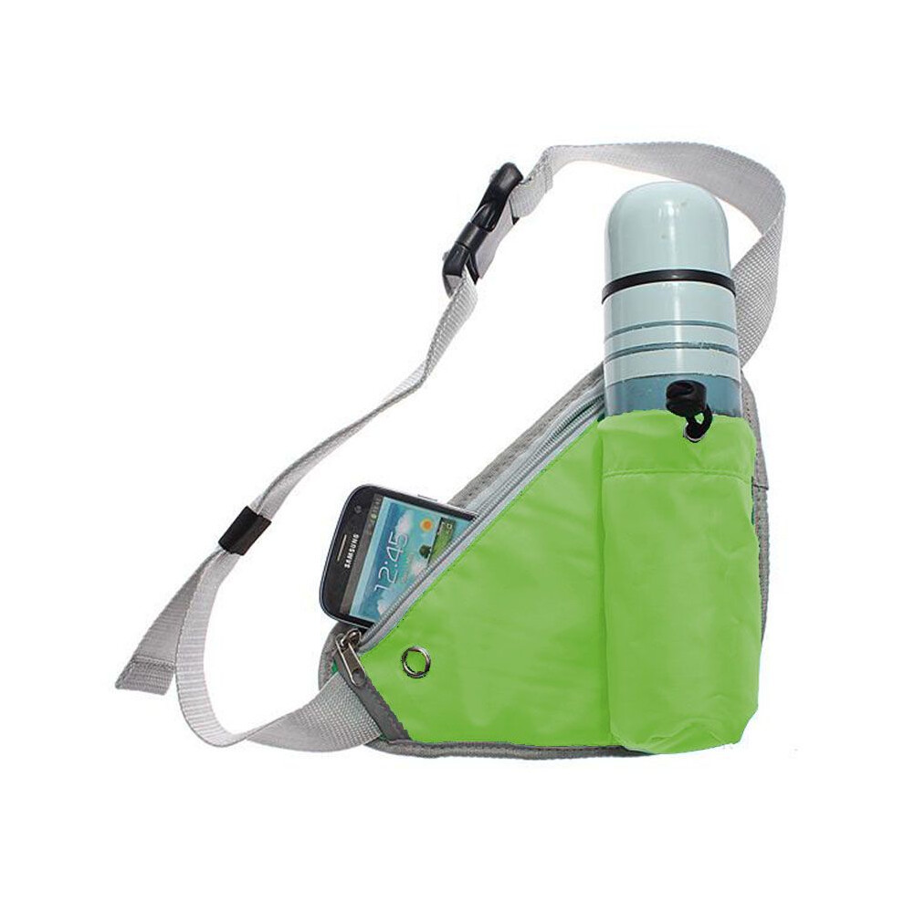 (Green) Cycling Belt Waist Bum Bag Fanny Pack Outdoor Pouch Camping Hiking Sport Running-image-OPC-PGST5TM-NEW