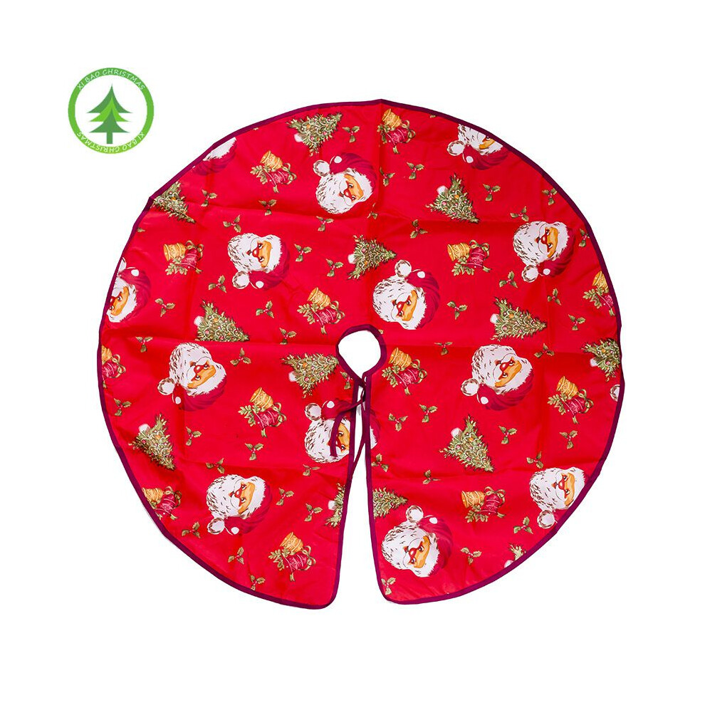 (60 cm) Snowman Christmas Santa Tree Skirt Decoration For Xmas Supplies Holiday Festival-image-OPC-PGST9J2-NEW