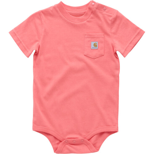 Carhartt Carhartt Vauvan lyhythihainen tasku Bodysuit Dubarry Pink 24M