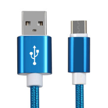 (Blue, 6FT) Strong Nylon Braided Rope Usbc Typec 31 Data Sync Charger Charging Cord Cable