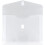Envelopes de expanso de plstico JAM PAPER com fecho de velcro - Livreto de cartas - 9 3/4 x 13 com expanso de 2 polegadas - Transparente - 3/pacote 3