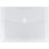 Envelopes de expanso de plstico JAM PAPER com fecho de velcro - Livreto de cartas - 9 3/4 x 13 com expanso de 2 polegadas - Transparente - 3/pacote 1