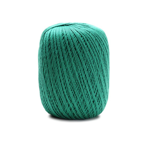 Emerald Green Storlek 10 Virkad bomullstrd Garnstickning. 100% Mercerized 1