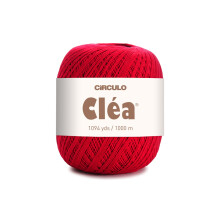 Cirulo CLEA YARN - Hilo de crochet Tamao fino 10-8/2 Perfecto para tejer - Algodn brasileo 100% mercerizado (paquete de 1 bola) - 5.3 oz 1094 yds