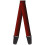 Buckle-Down Guitar Strap  Vertical Stripes Transition Black Red  2 Inches Wide 1