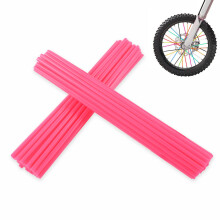 Pink Spoke Skins Covers: 8-21 inch Rims Protector & Decoration for Dirt Bike | Mountain Bike | Bicycle | Wheelchair | Motorcycle - 72 Pcs
