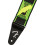 Fender Correia de guitarra de 2 polegadas com monograma Fender Neon - pacote verde e amarelo com blocos de cinta e palhetas 3