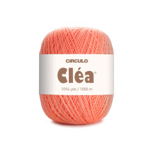 Cirulo CLEA YARN - Hilo de crochet Tamao fino 10-8/2 Perfecto para tejer - Algodn brasileo 100% mercerizado (paquete de 1 bola) - 5.3 oz 1094 yds