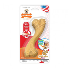 Nylabone Essentials Power Chew Curvy Bone Pindakaas Smaak, Groot