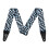 Fender Fender Wavy Checkerboard Polyester Guitar Strap  Adjustable from 34""""-59""""  Leather Ends  Blue 1