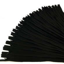 Cremallera invisible de nailon para ropa, 30 unidades, herramientas de costura para manualidades (14 pulgadas, color negro)
