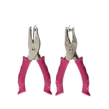 Xiaoxgxf 1/4 og 1/8 tommer lille enkelt hulpunchpapirhul Puncher Mini Hole Puncher til DIY Craft Paper Tags (Rose)