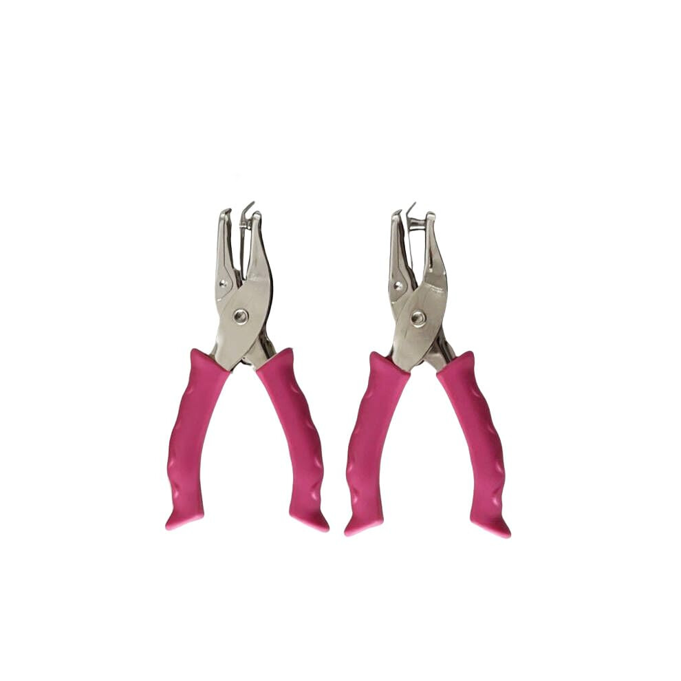 Xiaoxgxf 1/4 E 1/8 Di Pollice Piccolo Perforatore Per Carta A Foro Singolo Mini Perforatore Per Etichette Di Carta Fai Da Te (Rosa)-image