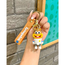 (Sandy)Spongebob Schwammkopf Schlüsselanhänger Cartoon Kinder Paar Geburtstag Anhänger Geschenk