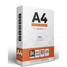 Multi-Purpose A4 Printer Paper, White, 80gsm, 500 Sheets Compatible A4 Paper with Inkjet,