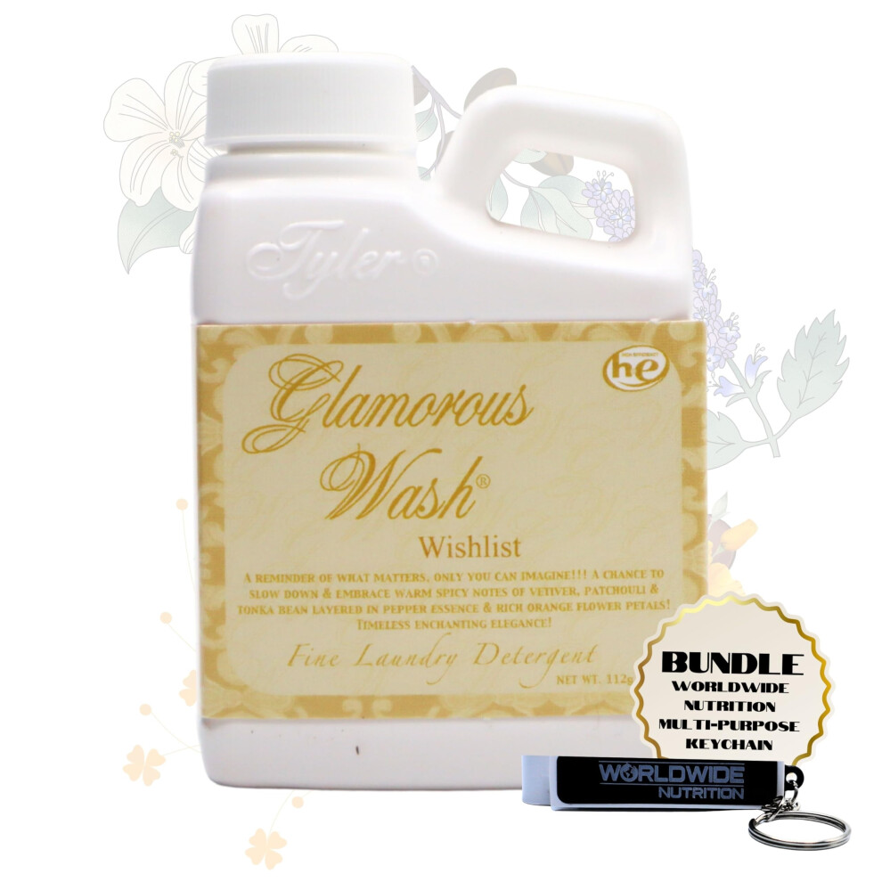 Pacchetto Nutrizione Mondiale: Detersivo Liquido Per Bucato Tyler Glamorous Wash Wishlist - Lavabile A Mano E In Lavatrice - Contenitore Da 112 G-image