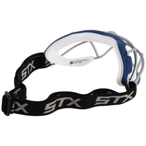 STX Lacrosse Focus-S Goggle  Royal/White 1