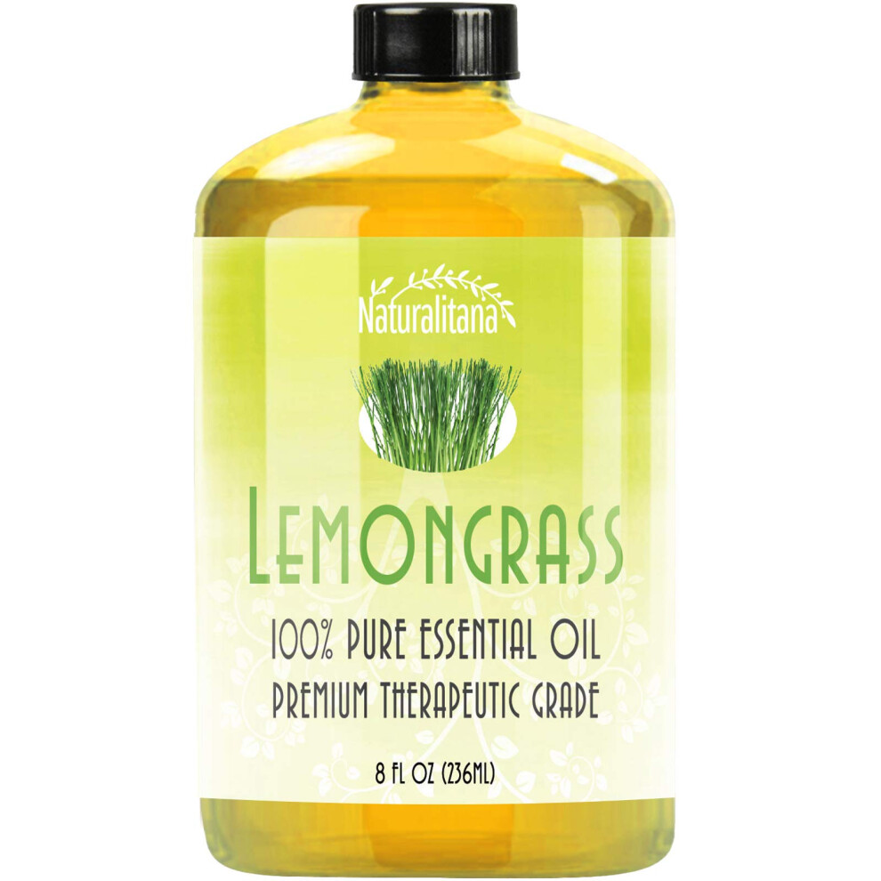 Naturalitana 237 Ml Therisches Zitronengras L Reines Aromatherapie L F R Seife, Badebomben, Kerzen, Diffusoren Und Mehr-image