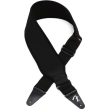 Fender Swell Neoprene Guitar Strap Guitar Accessories 3in Black