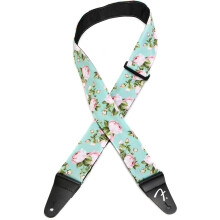 Fender Floral Strap Guitar Accessories 2in Seafoam Green