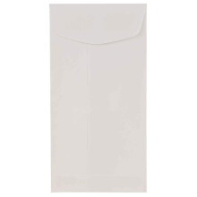 Politica monarca di jam paper 8 buste guanti - 3 7/8 x 7 1/2 - bianco - 50/pacchetto