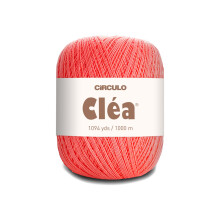 Cirulo Clea Clea Yarn - Hilo de crochet Tamao fino 10-8/2 Perfecto para tejer - Algodn brasileo 100% mercerizado (paquete de 1 bola) - 5.3 oz 1094